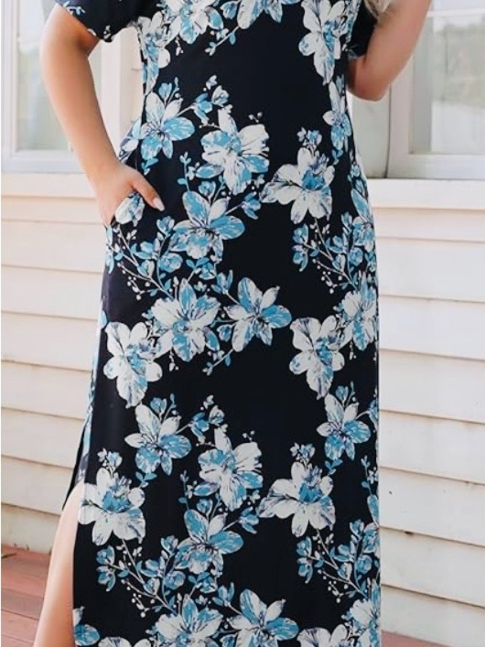 Plus Size Maxi Dress for Curvy Women by Nemidor Size 16 NWT